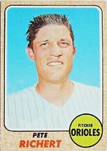 1969 Topps Pete Richert, Baltimore Orioles Baseball Sports Card #86, Chr... - $1.95