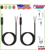 Reliable 3.5mm Mono Male to Bare Wire Cable - 2 Pack, 6ft Each for DIY P... - $33.20 CAD