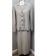 2 Piece Set Talbots Blazer &amp; Dress Women Size 8 Black White Houndstooth ... - $44.43 CAD
