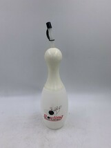 Vintage Bowling Pin Water Bottle with Straw Prototype Discolored and Yel... - $223.16 MXN