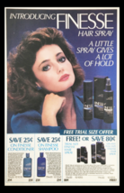 1984 Finesse Hair Spray Shampoo &amp; Conditioner Circular Coupon Advertisement - £14.90 GBP