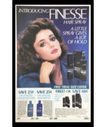 1984 Finesse Hair Spray Shampoo &amp; Conditioner Circular Coupon Advertisement - £14.90 GBP