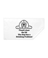 BEAGLE PLEASE CLOSE THE LID THE DOG HAS A DRINKING Bath Towel - £73.19 GBP