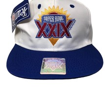 VTG NWT Logo 7 1995 Super Bowl XXIX  Chargers 49ers White Snapback Hat - £44.51 GBP