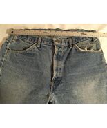 MENS MR LEGGS 33 X 28.5 BLUE COTTON  DENIM CLASSIC FIT STRAIGHT LEG JEANS - $21.13