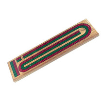 Two Track Cribbage Wood Board Game - £34.35 GBP
