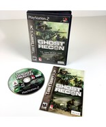 Tom Clancy&#39;s Ghost Recon PS2 PlayStation 2  * Complete CIB w/ Game, Manu... - £4.63 GBP