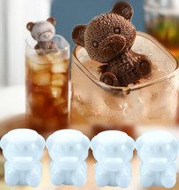 Bear Ice Cube, Animal Ice Mold, Bear Shaped Ice Cube Mold, 3D Ice Cube Make US - £6.10 GBP