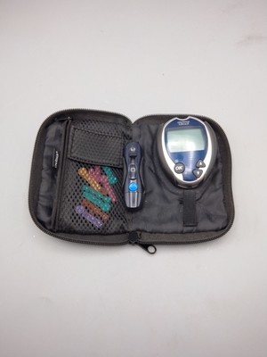 One Touch Ultra 2 Glucose Meter Monitor, Lancets, Carrying Case New Batt... - $19.79