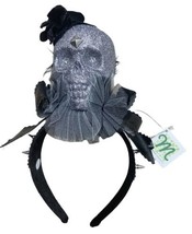 Midwest Halloween Party Glitter Skull Punk Light Up Hat Headband Costume. - £17.35 GBP