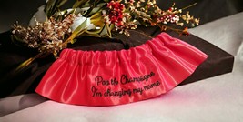 Pop the Champagne I&#39;m changing my name Custom Colors Wedding Garter Pers... - £14.27 GBP