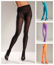 Be Wicked Opaque Nylon Pantyhose Multiple Colors Size Os &amp; Qn - £8.66 GBP+