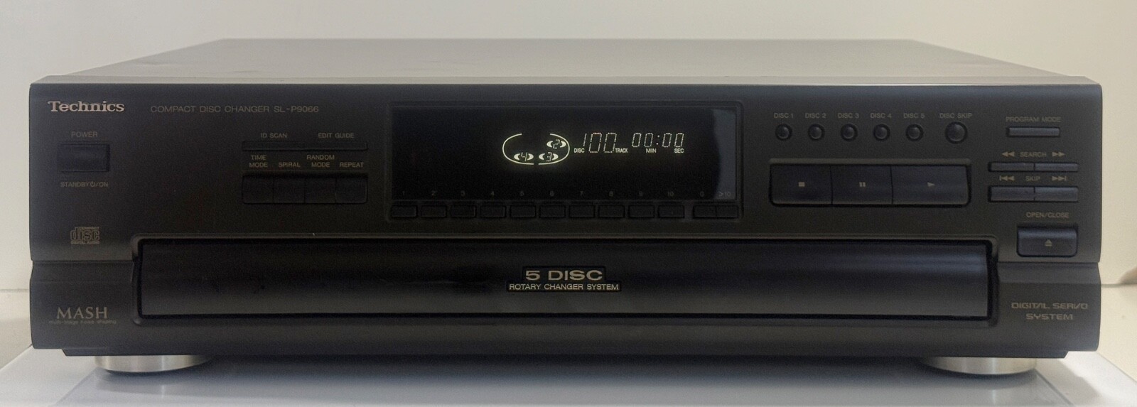 Vintage TECHNICS 5-Disc Changer Carousel Cd Player  1994 Sl-p9066 - $59.39
