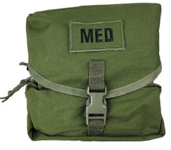 NEW Elite First Aid M-3 Trifold IFAK EMT CLS Medical MOLLE Field Bag OD ... - $29.65