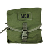 NEW Elite First Aid M-3 Trifold IFAK EMT CLS Medical MOLLE Field Bag OD ... - £23.69 GBP