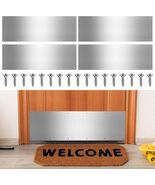 5 PK 10x36" Silver Aluminum Door Kick Plate Satin Kick Plates Interior E... - $59.35