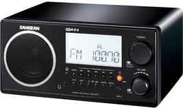 Sangean WR-2BK FM-RDS/AM Wooden Cabinet Table Top Digital Tuning Radio Receiver - £119.87 GBP