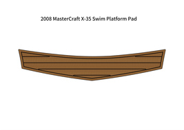 2008 MasterCraft X-35 Swim Platform Pad Boat EVA Faux Foam Teak Deck Floor Mat - £225.31 GBP