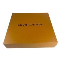 EMPTY BOX Authentic Louis Vuitton Gift Magnetic MD 14x14x3.5 Shoes Purse Storage - £44.19 GBP