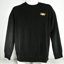 SUNOCO Gas Station Oil Employee Uniform Sweatshirt Black Size M Medium NEW - £26.77 GBP