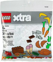 LEGO Xtra: Food Accessories (40309) NEW SEALED POLYBAG RARE RETIRED - £9.08 GBP