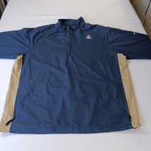 Nike Golf Blue 1/4 Zip Lightweight Sz 2XL Pullover Windbreaker Jacket 263522-451 image 12