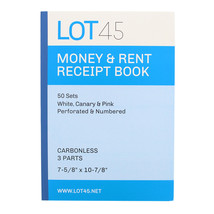 Money Rent Receipt Book 12 Piece Set - 7.6X11In - 3 Part Carbonless Books - $42.33