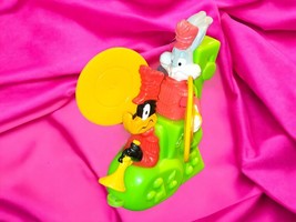 1994 Looney Tunes Daffy Duck And Bugs Bunny Train Car Happy Meal Toy - £4.90 GBP