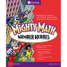 Riverdeep Mighty Math Number Heroes (Windows, Mac) Llke New - Sealed - $10.16