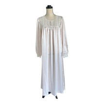 Vintage 80s Christian Dior Pink Satin Night Gown Size S - £107.16 GBP