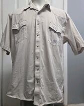 Roper Western Mens XXL Peral Snap Shirt Beige Vintage - $9.21