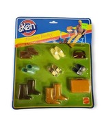 VTG Mattel KEN PACK 7 SHOES GENUINE FINISHING TOUCHES 1982 EXTRAS MOC #2463 - €37,90 EUR