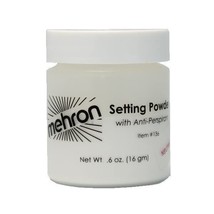 Mehron Ultrafine Makeup Setting Powder - Neutral/Translucent (0.6 Oz)  - $24.00
