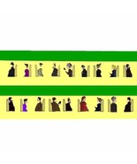 AMERICAN FLYER FRANKLIN 40/50 PASSENGER CAR CARDSTOCK WINDOW SILHOUETTE #2 - $6.82 CAD