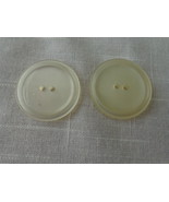Shell White/Ivory Iridescent 2 hole Buttons Vintage (#3722) - $167.57 MXN