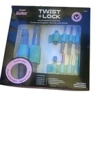 SUSAN BATES  - TWIST AND LOCK - INTERCHANGEABLE CROCHET HOOK - 10 PCS - $332.21 MXN