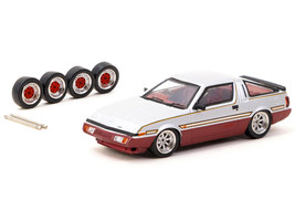 Mitsubishi Starion RHD (Right Hand Drive) Silver Metallic and Dark Red with Red  - £29.88 GBP