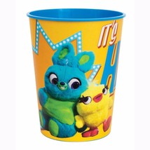 Toy Story 4 Ducky Bunny Keepsake Stadium 16 oz Plastic Cup 1 Ct Party Supplies - £2.03 GBP