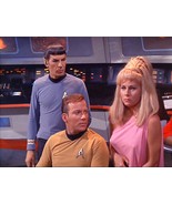 1966’s STAR TREK: CHARLIE X Kirk &amp; distraught Yeoman Rand color 8x10 scene - $152.12 MXN