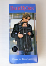 Baby Bjorn COVER For Baby Carrier Black Fleece - £15.77 GBP