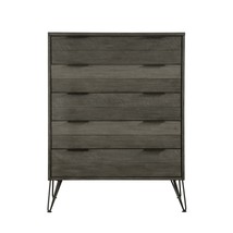 Modern 3-Tone Gray Chest of Drawers | Acacia Veneer - £795.24 GBP