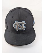 UNC Tar Heels New Era 59Fifty Black Fitted 7 1/2 Hat - €15,51 EUR