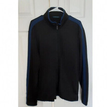 Perry Ellis Light Jacket with full zipper - size xl - black - £17.22 GBP