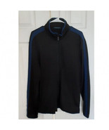 Perry Ellis Light Jacket with full zipper - size xl - black - £16.35 GBP