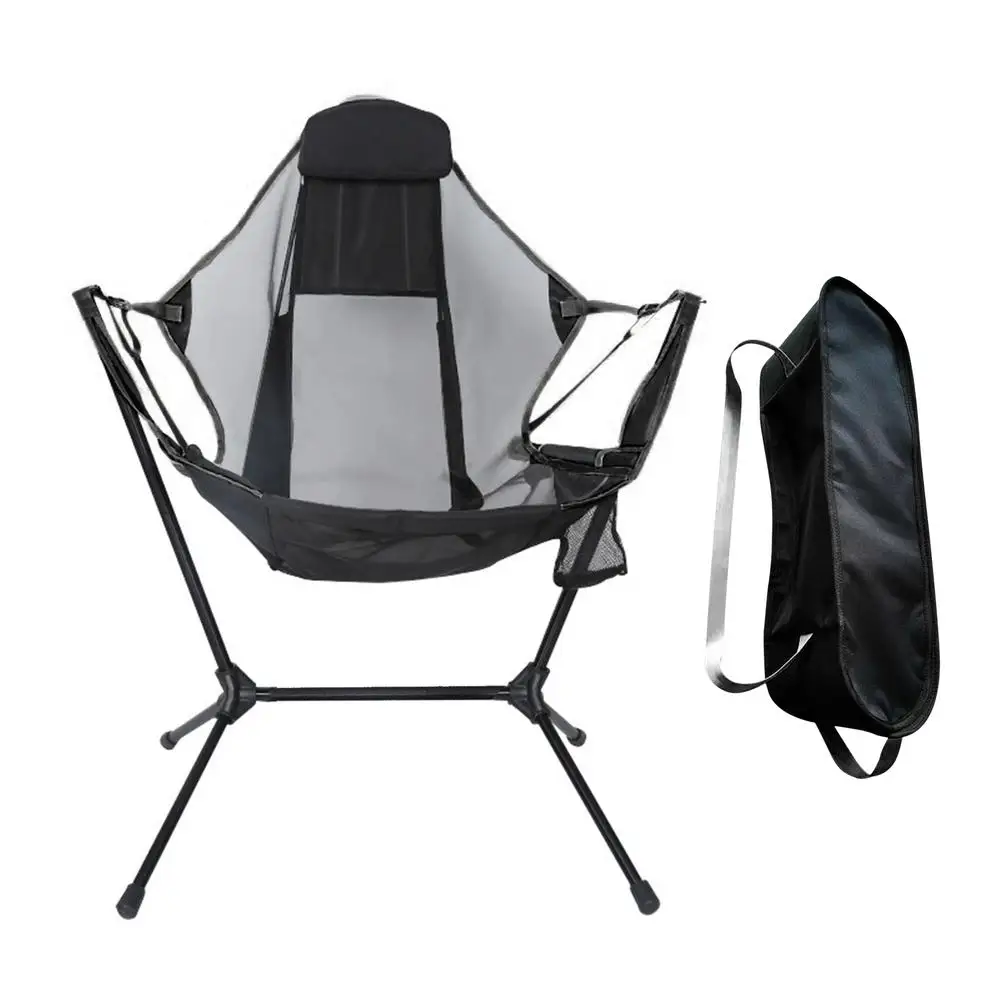 Outdoor Portable Camping Chair Oxford Cloth Folding Lengthen Camping Seat For - £70.08 GBP+