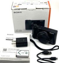 Sony CyberShot DSC HX80 Digital Camera Black 18.2MP WiFi Near Mint IOB - $499.00