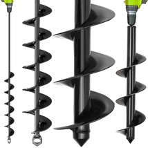 Auger Drill Bits For Planting 3X16.5In And 2X32In Solid, 2, 3&quot;X16.5&quot;+2&quot; ... - $31.97