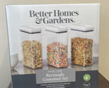 NEW Better Homes &amp; Gardens 3 Pack Flip Tite Food Storage Container 18.6 ... - $39.95