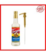Cane Sugar Sweetener Syrup by Torani - 25.4 oz with Pump for Easy Dispen... - $609.43 MXN