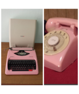 Manual Portable Typewriter with Pink Carrying Case + Phone Lot,-
show or... - $370.37